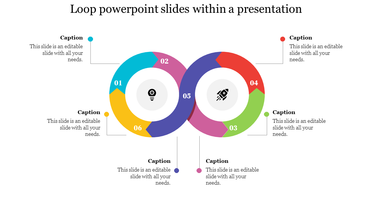 loop powerpoint slides within a presentation 2016
